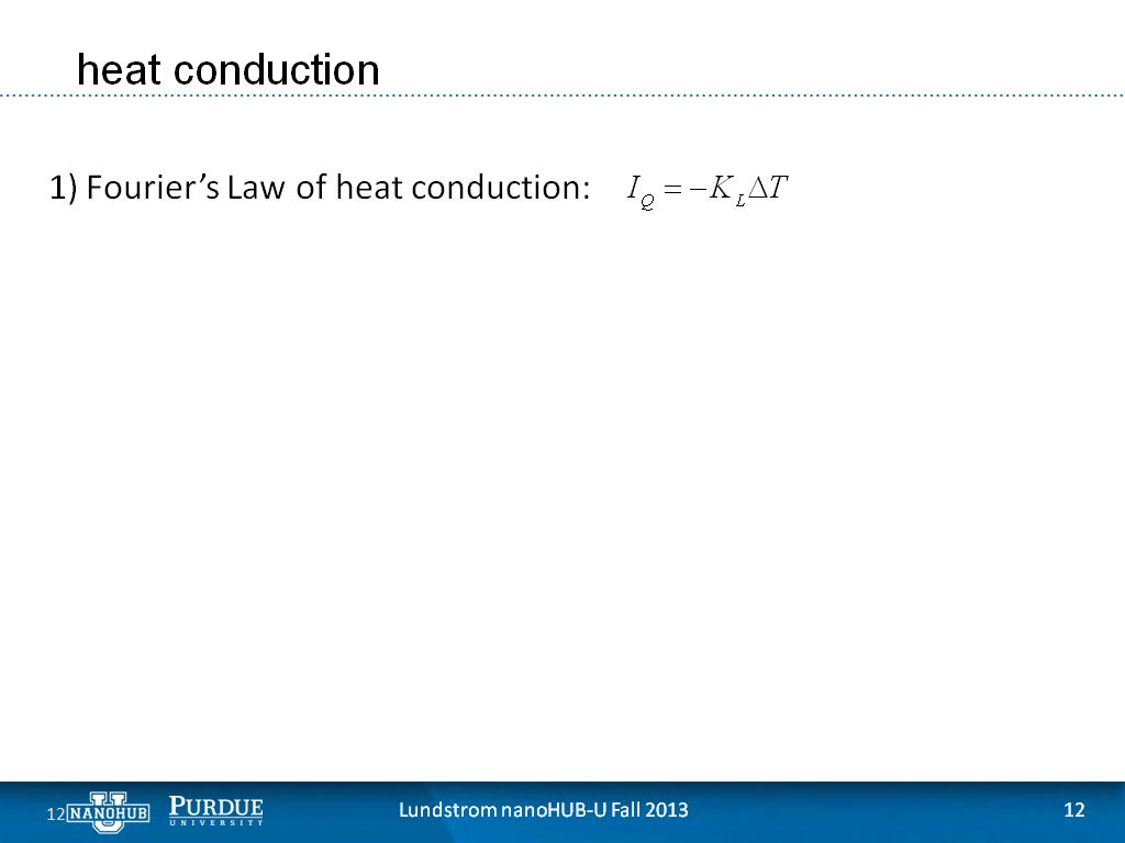 heat conduction