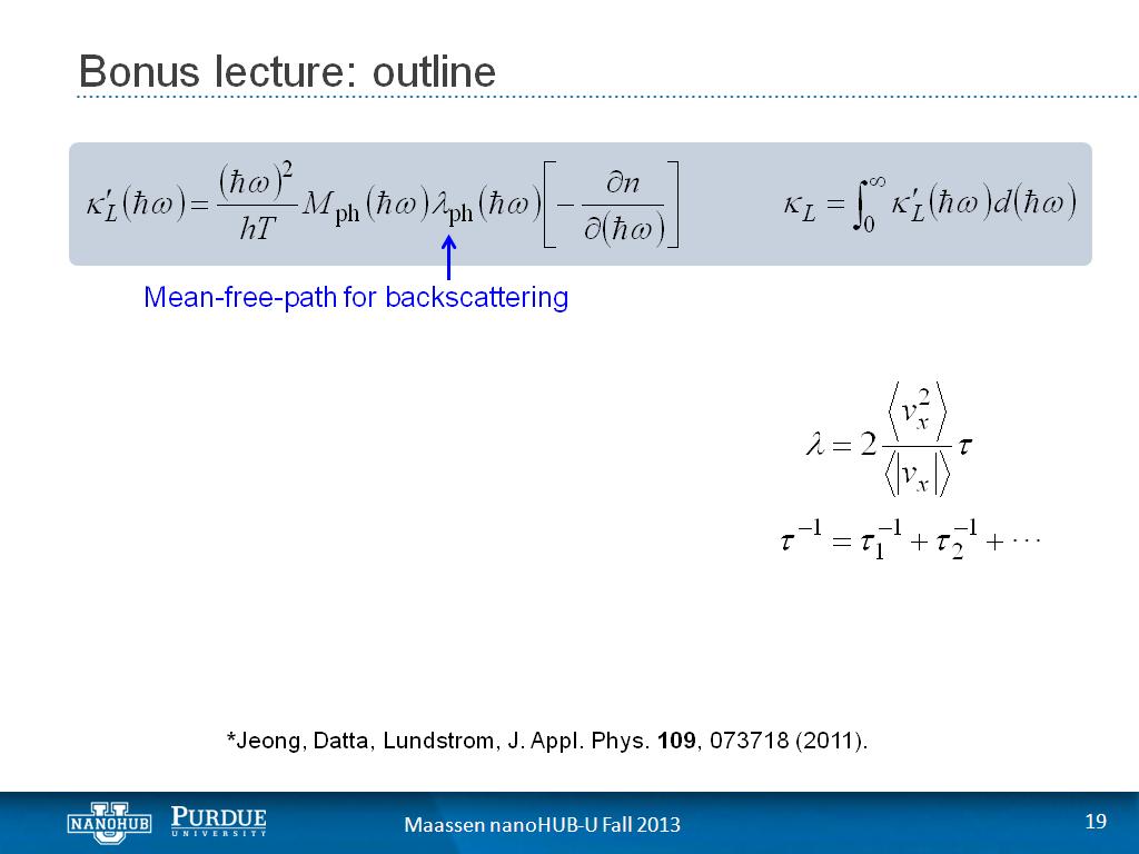 Bonus lecture: outline