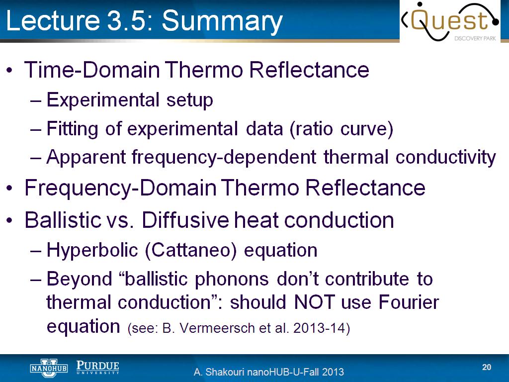Lecture 3.5: Summary