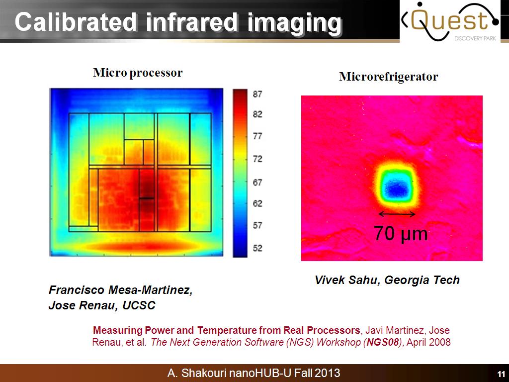 Calibrated infrared imaging