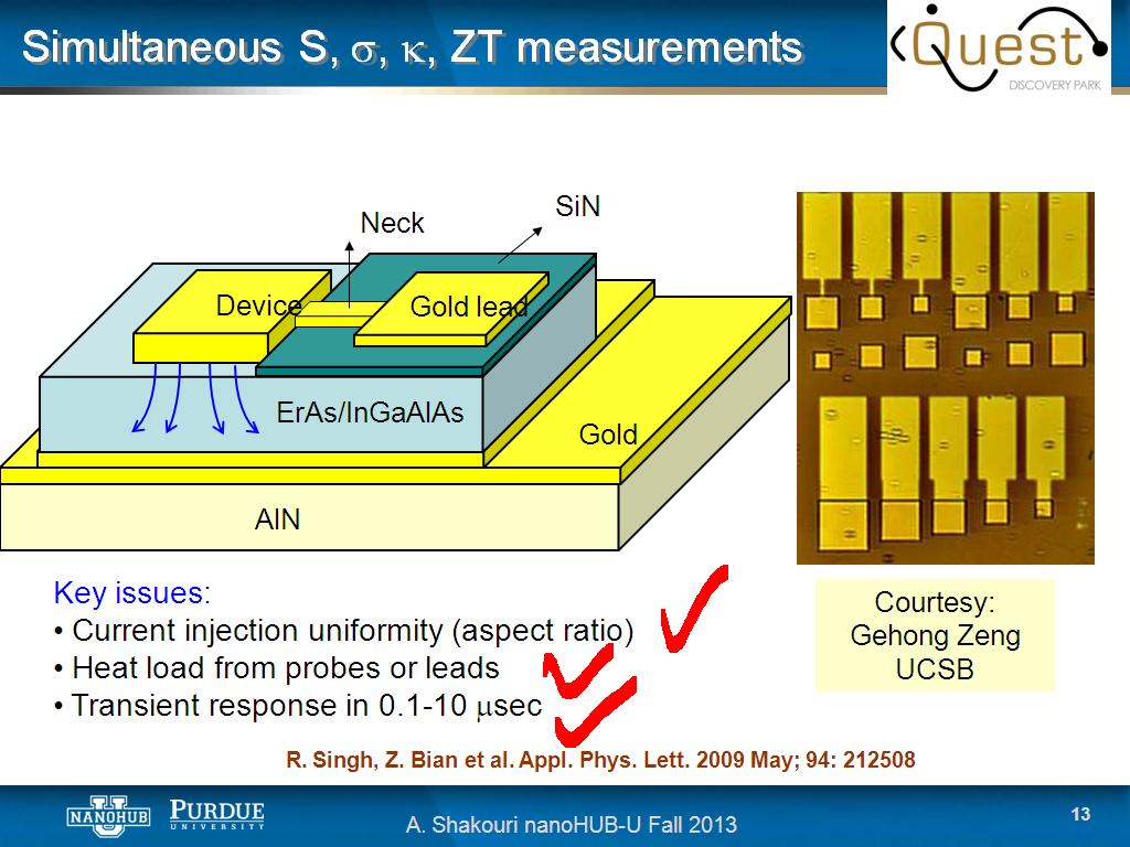 Simultaneous S, s, k, ZT measurements