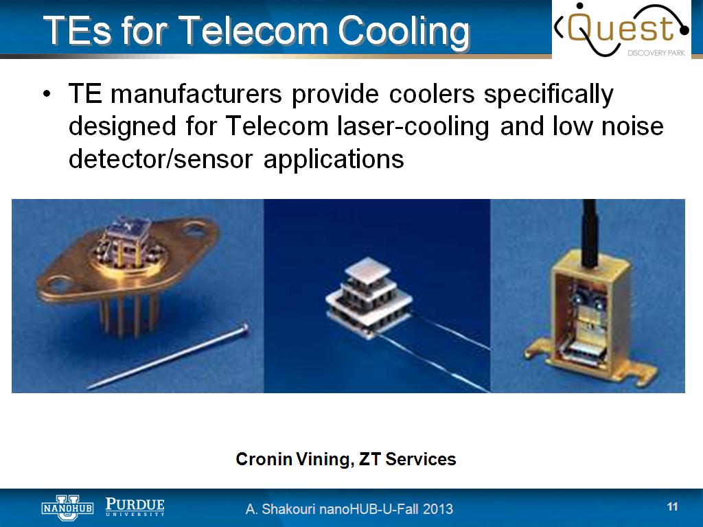 TEs for Telecom Cooling
