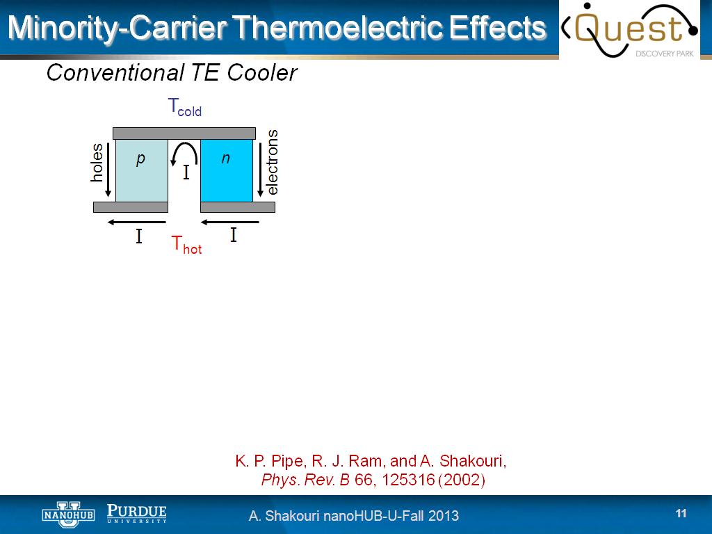 Minority-Carrier Thermoelectric Effects