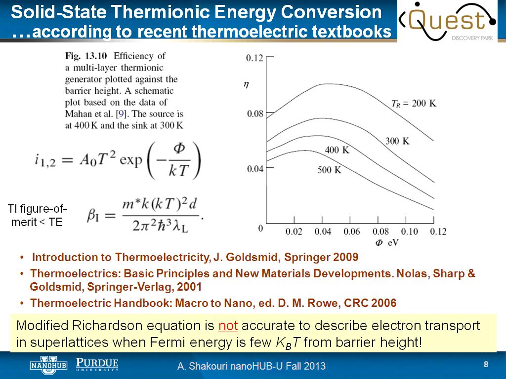 Solid-State Thermionic Energy Conversion