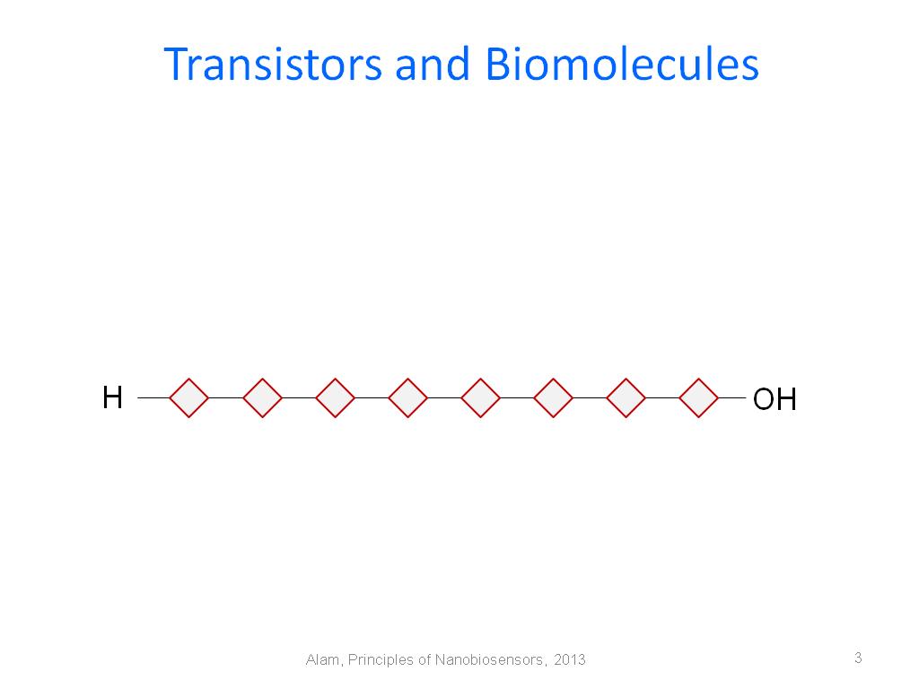 Transistors and Biomolecules