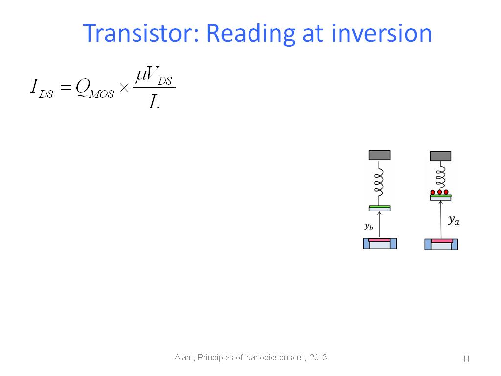 Transistor: Reading at inversion