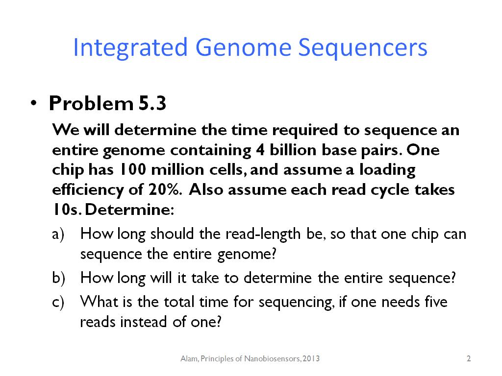 Integrated Genome Sequencers