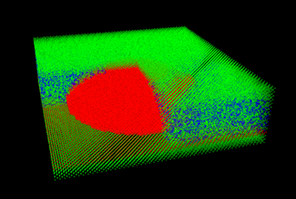 Self-Assembled Quantum Dot Wave Structure