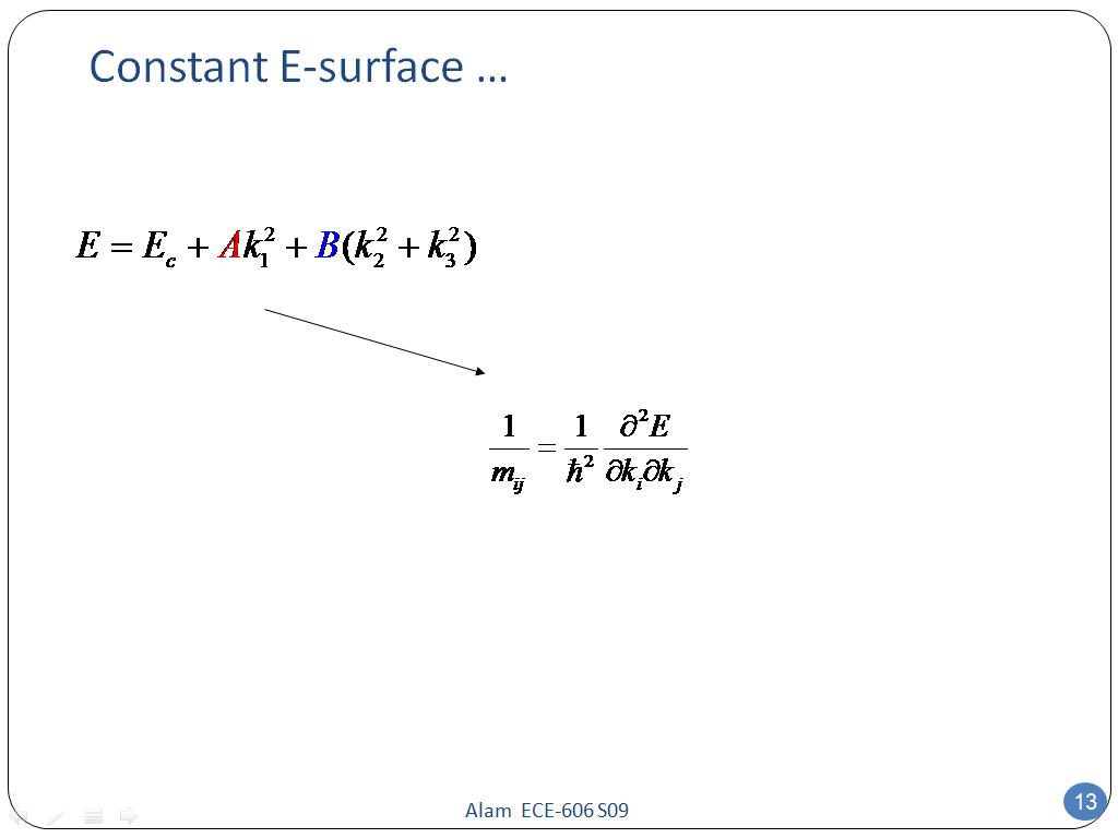 Constant E-surface …