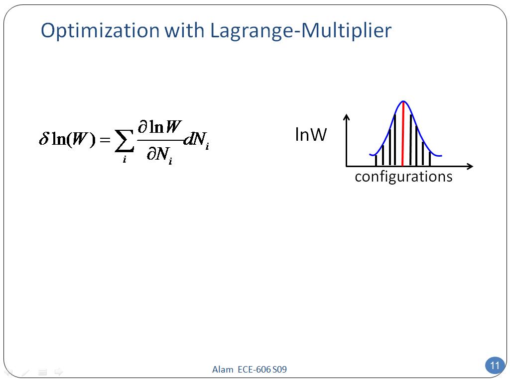 Optimization with Lagrange-Multiplier