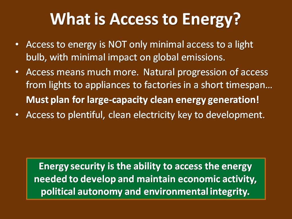 What is Access to Energy?