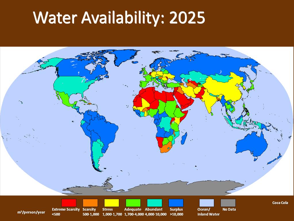 Sub-national Water Availability: 2003