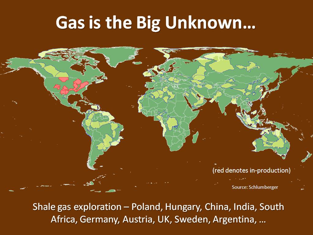 Gas is the Big Unknown…