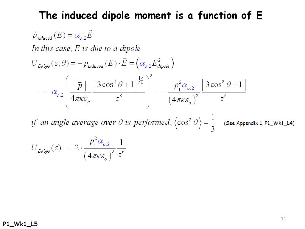 dipole moment formula