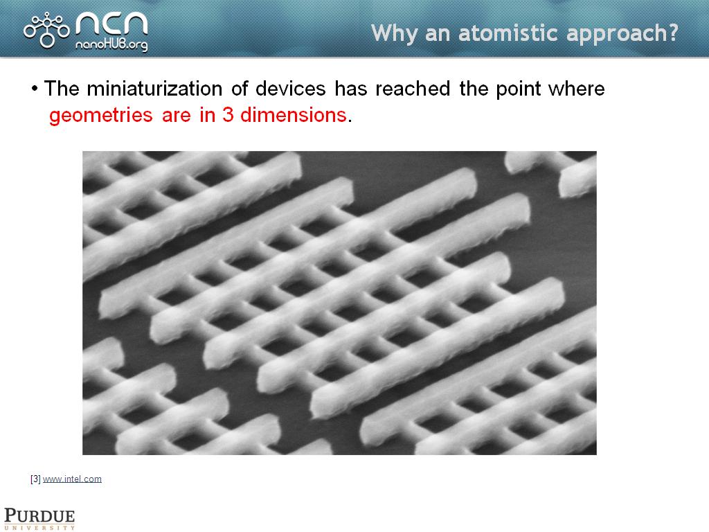 Why an atomistic approach?