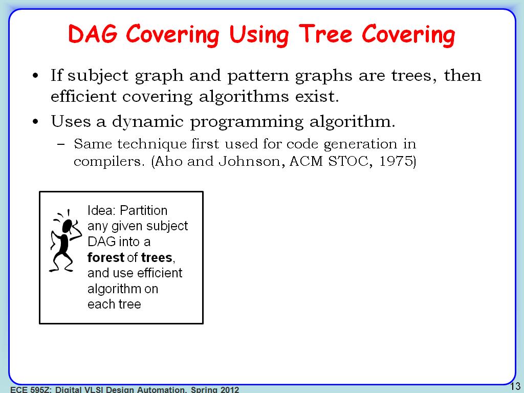 DAG Covering Using Tree Covering