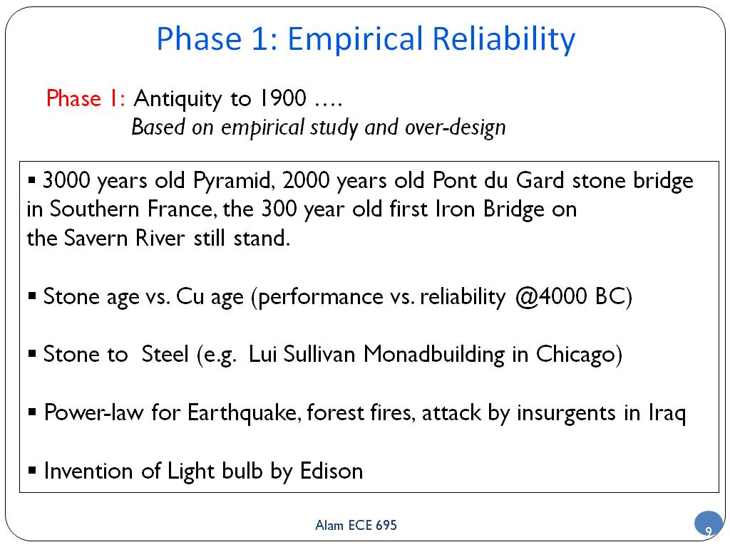 Phase 1: Empirical Reliability