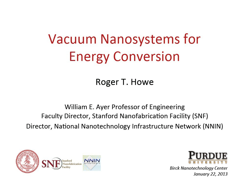 Vacuum  Nanosystems for Energy Conversion