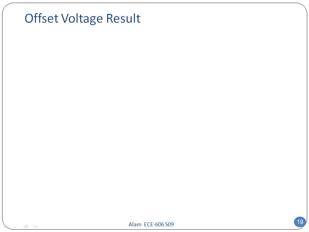 Offset Voltage Result