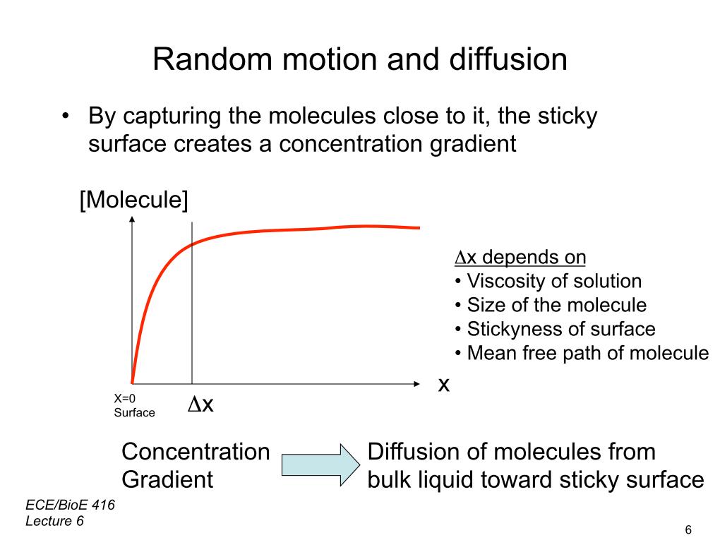 Random motion and diffusion