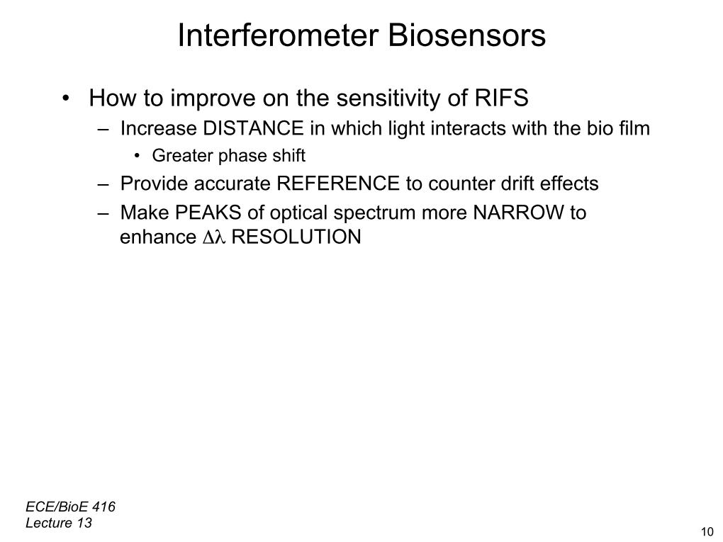 Interferometer Biosensors 