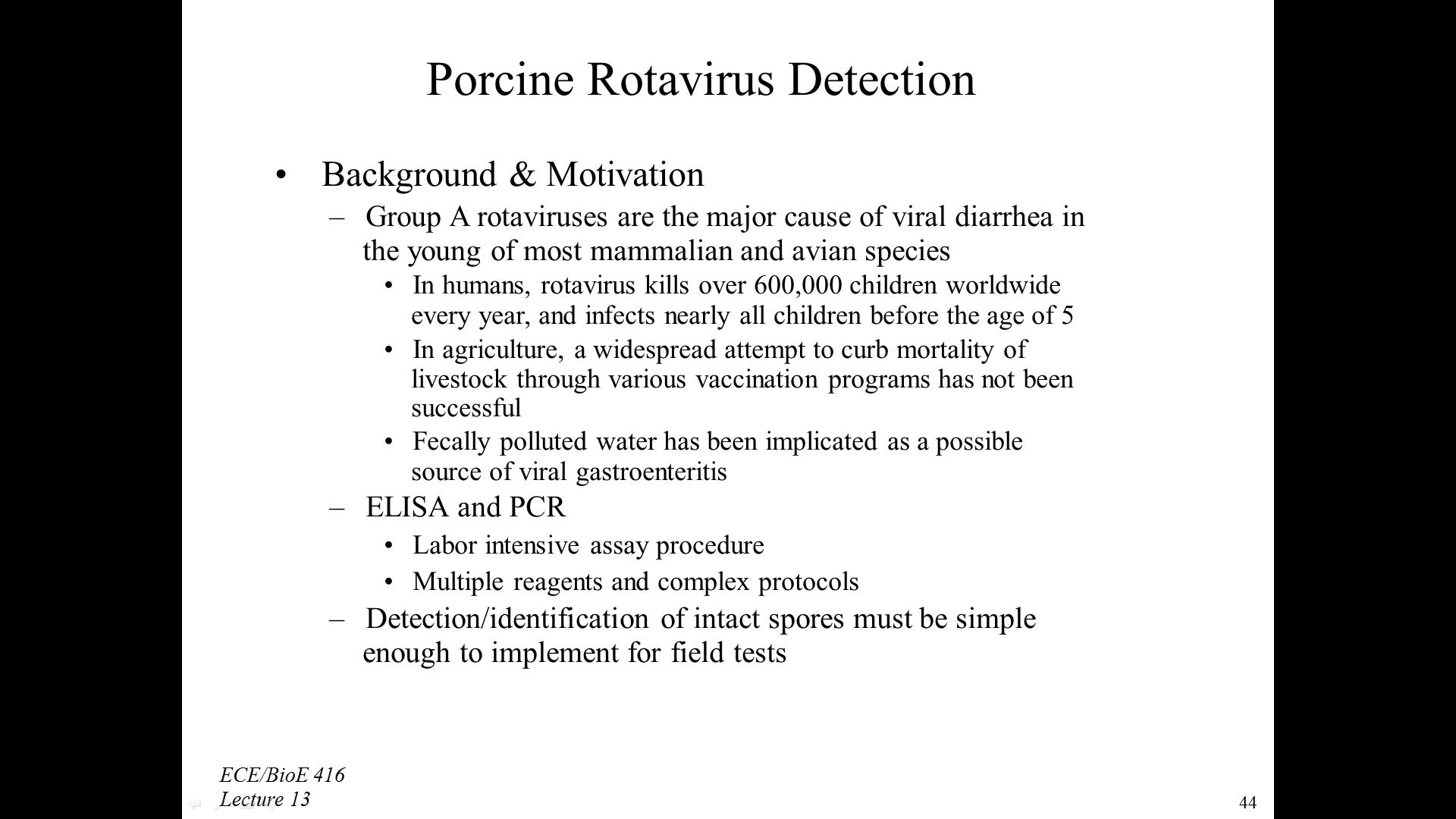 Porcine Rotavirus Detection