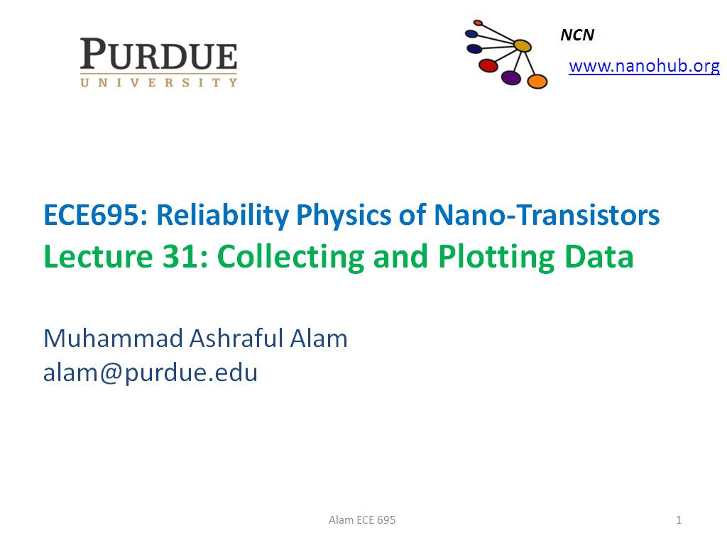 Lecture 31: Collecting and Plotting Data