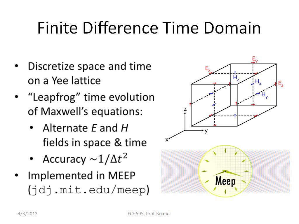 Finite Difference Time Domain