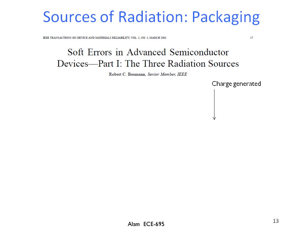 Sources of Radiation: Packaging