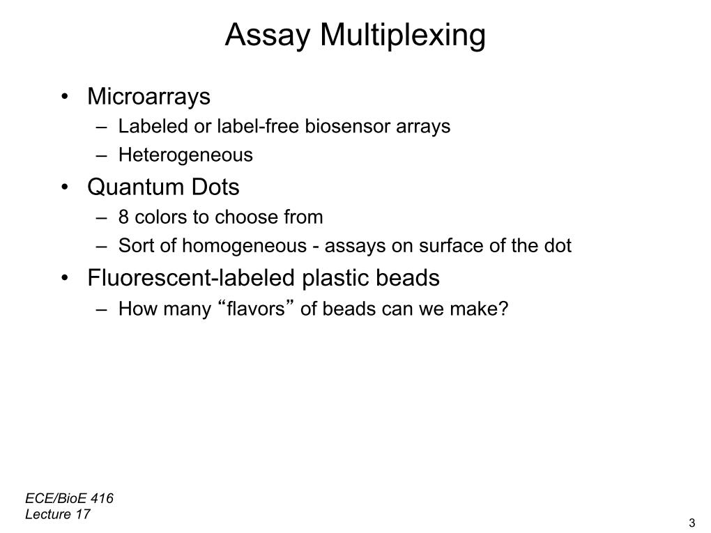 Assay Multiplexing