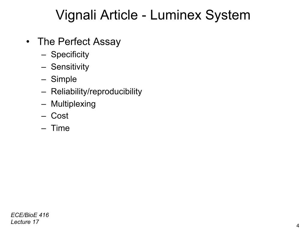 Vignali Article - Luminex System