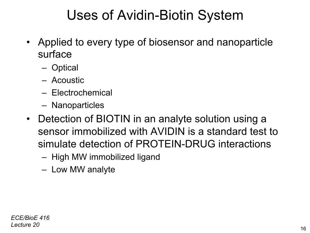 Uses of Avidin-Biotin System