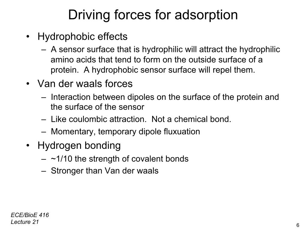 Driving Forces for Adsorption