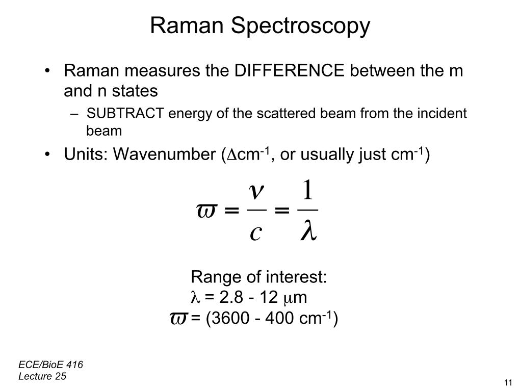Nanohub Org Resources Illinois Ece 416 Lecture 36 Raman Spectroscopy Watch Presentation