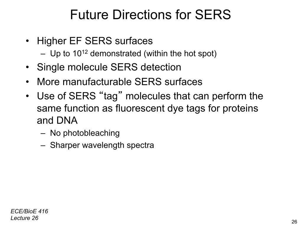 Future Directions for SERS