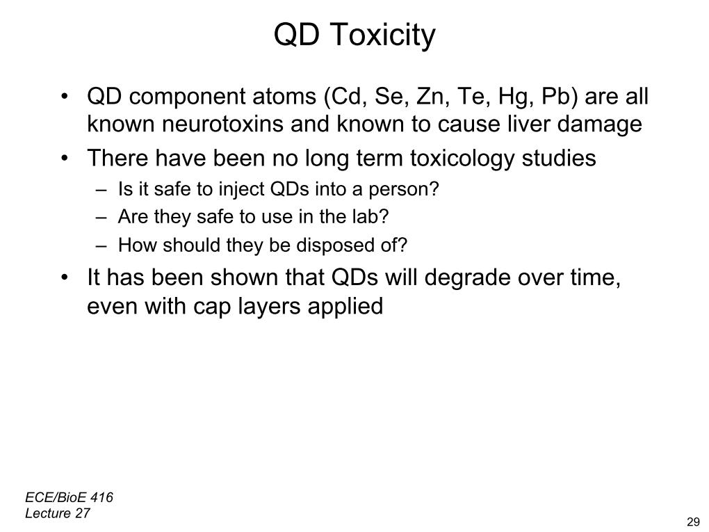 QD Toxicity