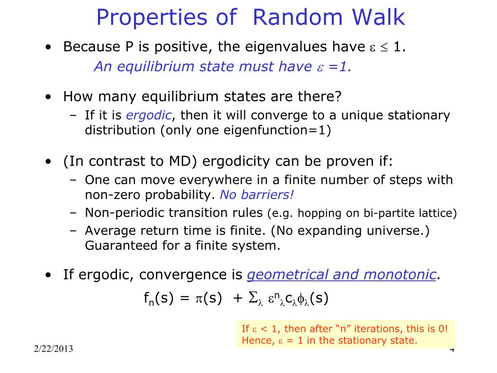 Properties of Random Walk