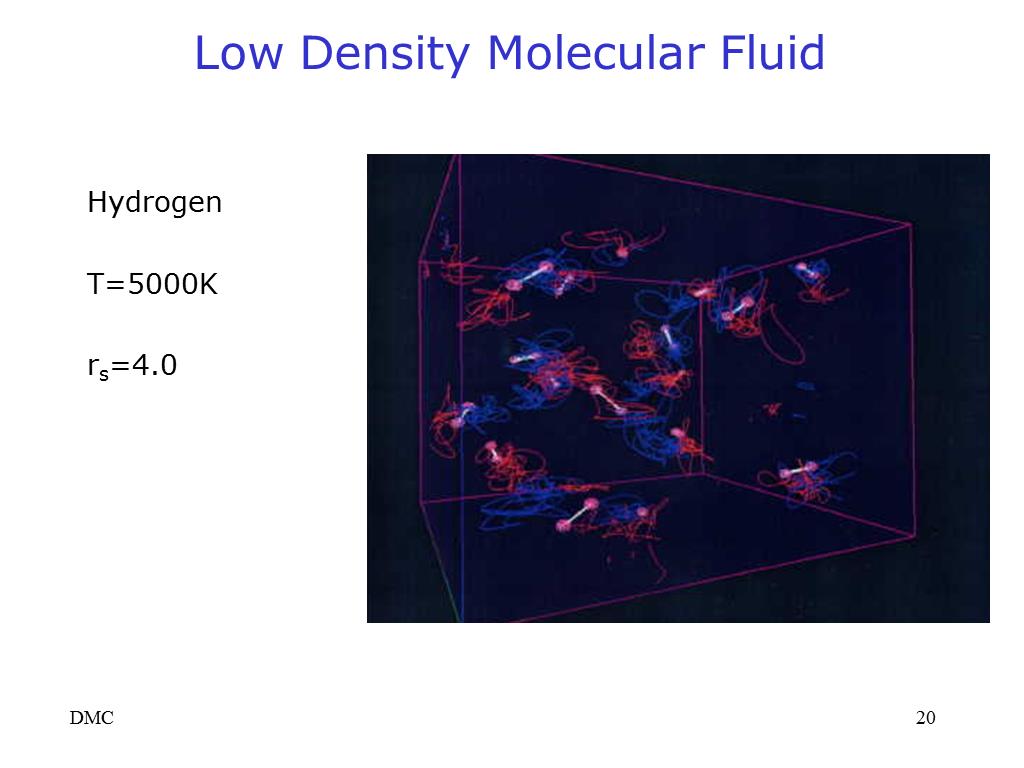 Low Density Molecular Fluid