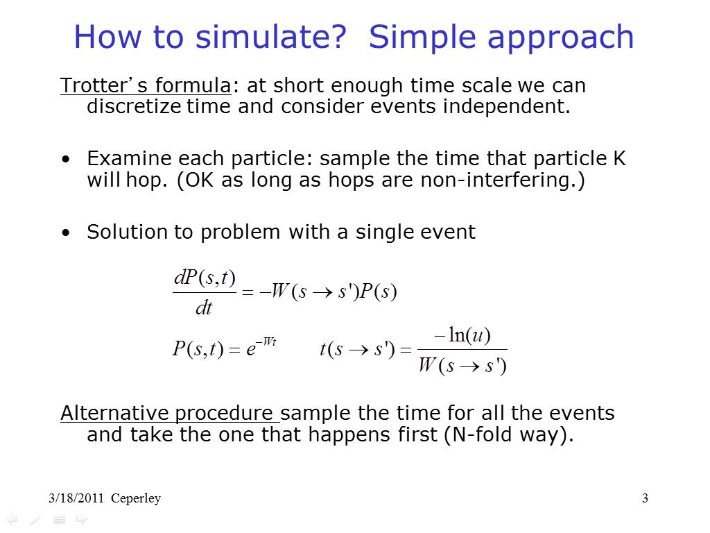 How to simulate? Simple approach