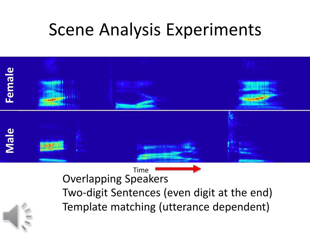 Scene Analysis Experiments