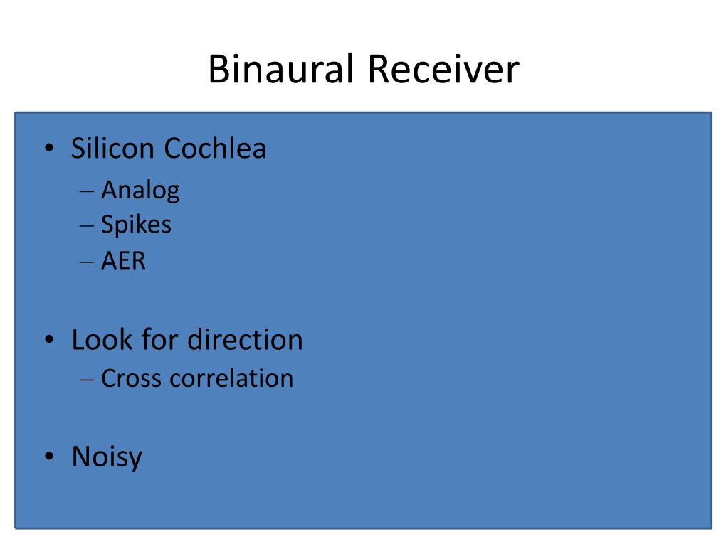 Binaural Receiver