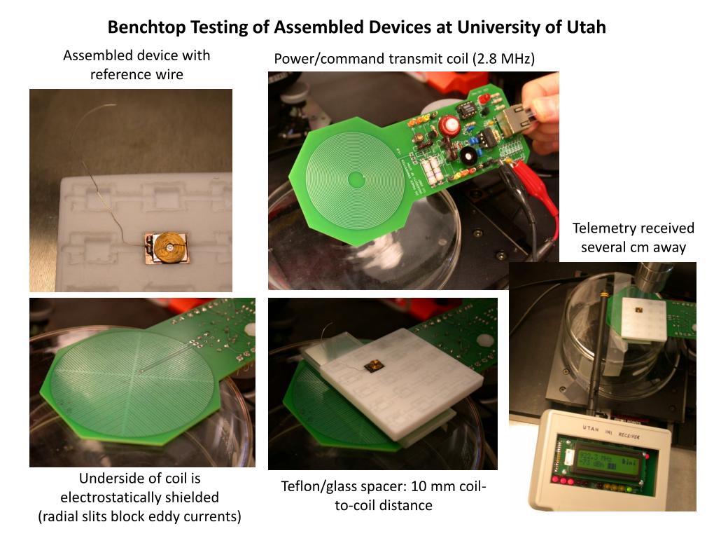 Benchtop Testing of Assembled Devices at University of Utah