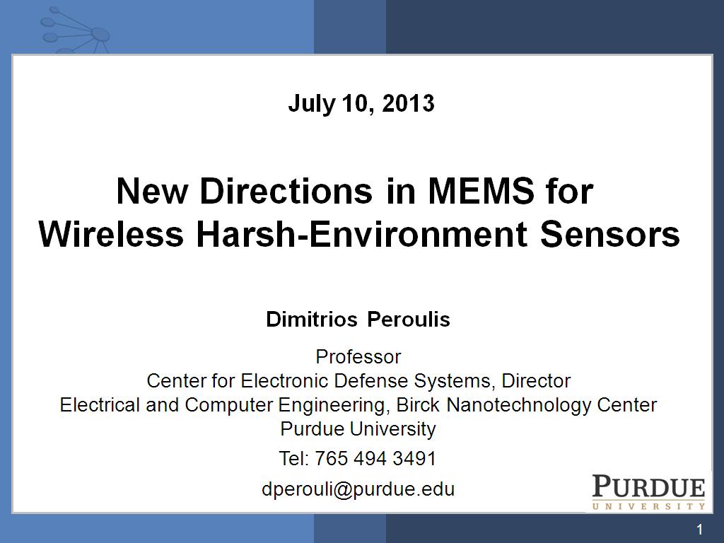 New Directions in MEMS for Wireless Harsh-Environment Sensors