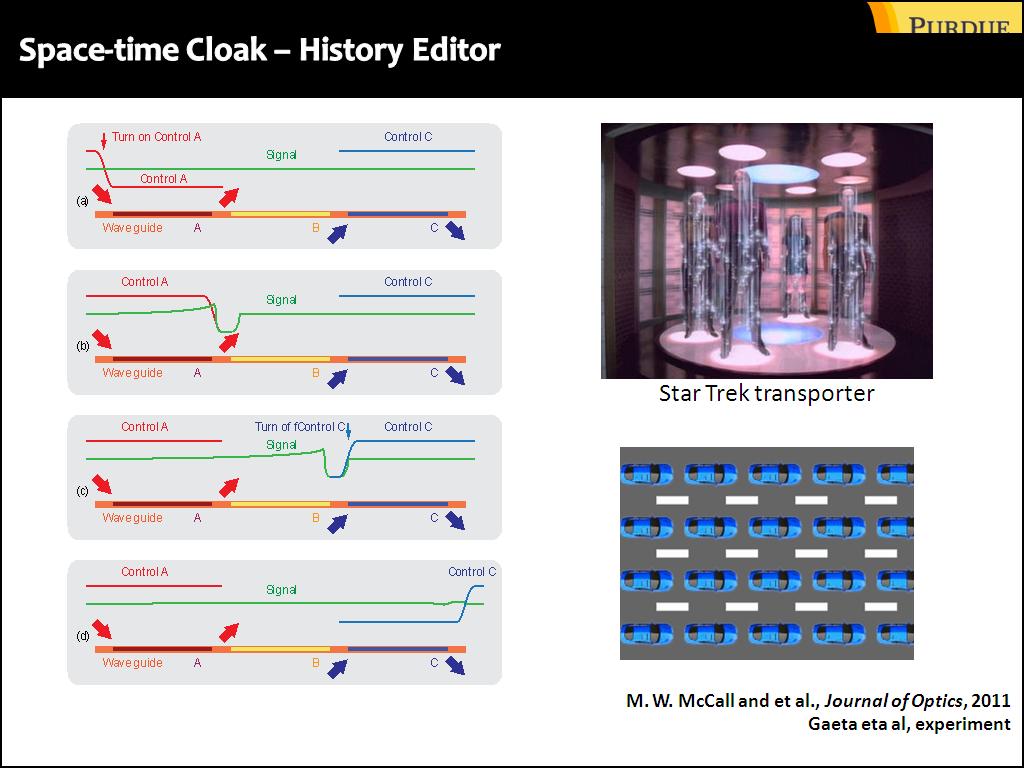 Space-time Cloak – History Editor