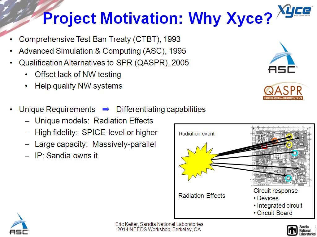Project Motivation: Why Xyce?