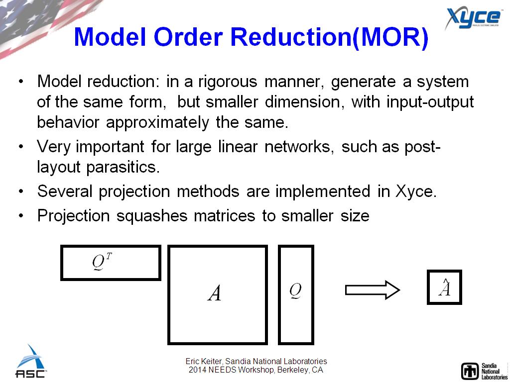 Model Order Reduction(MOR)