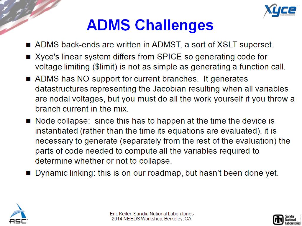 ADMS Challenges