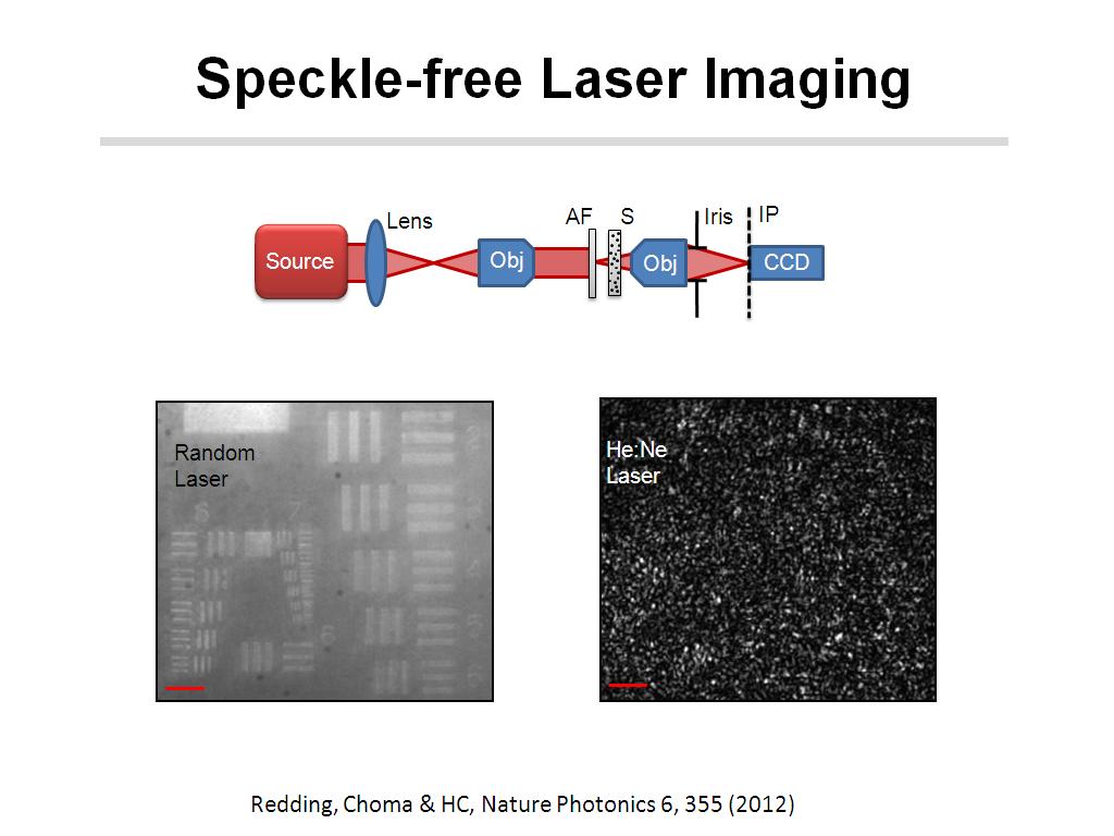 Speckle-free Laser Imaging