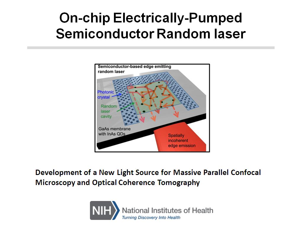 On-chip Electrically-Pumped Semiconductor Random laser