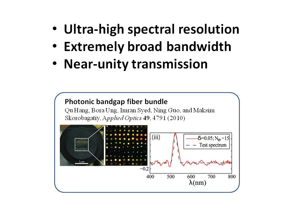Ultra-high spectral resolution
